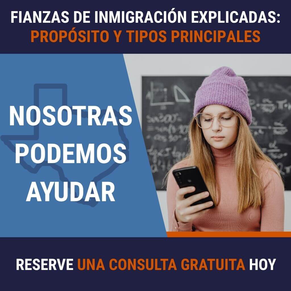 Fianza migratoria del ICE - Fianzas de Inmigración Explicadas_ Propósito y Tipos Principales - Mark A Perez Law
