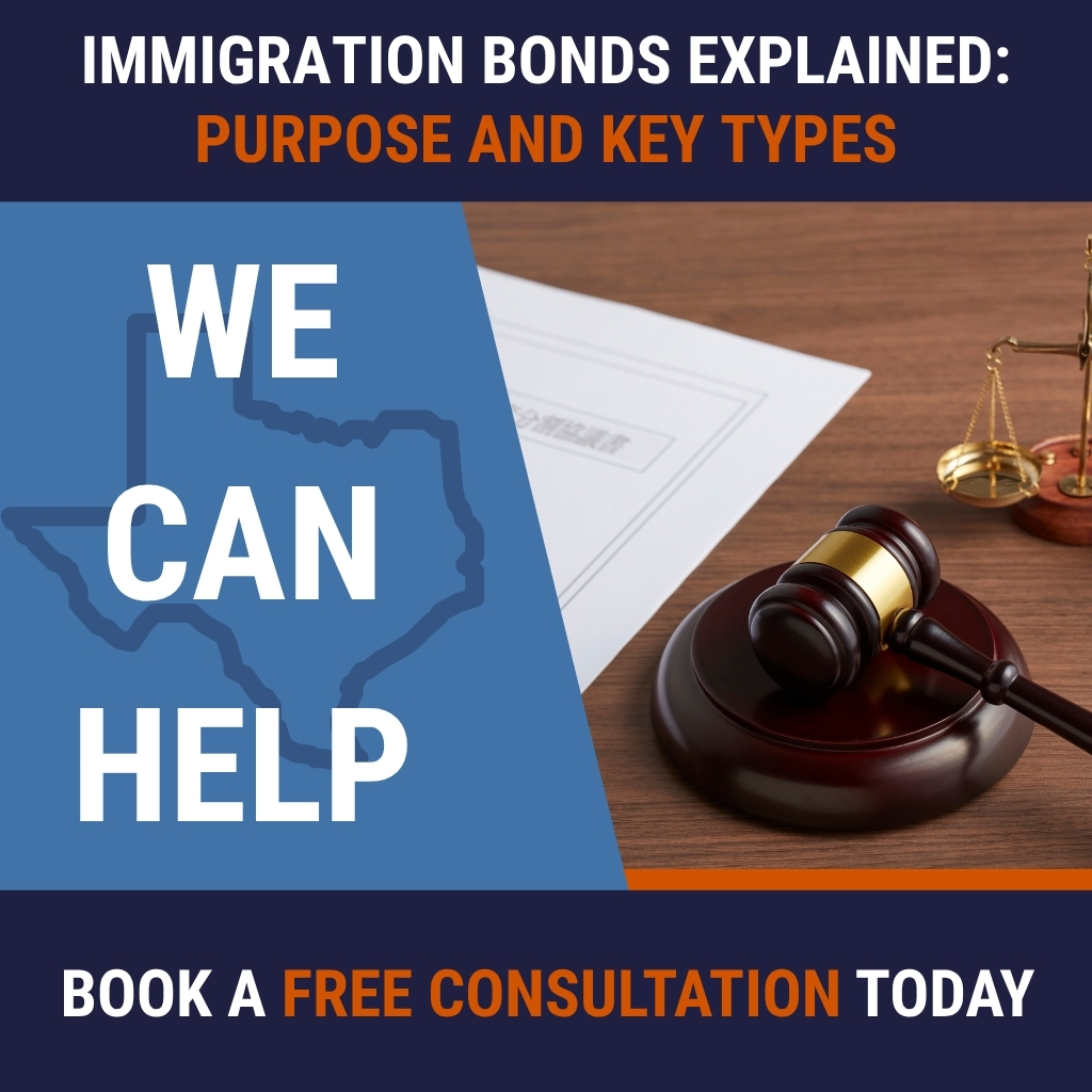 ICE immigration bond - Immigration Bonds Explained_ Purpose and Key Types - Mark A Perez Law