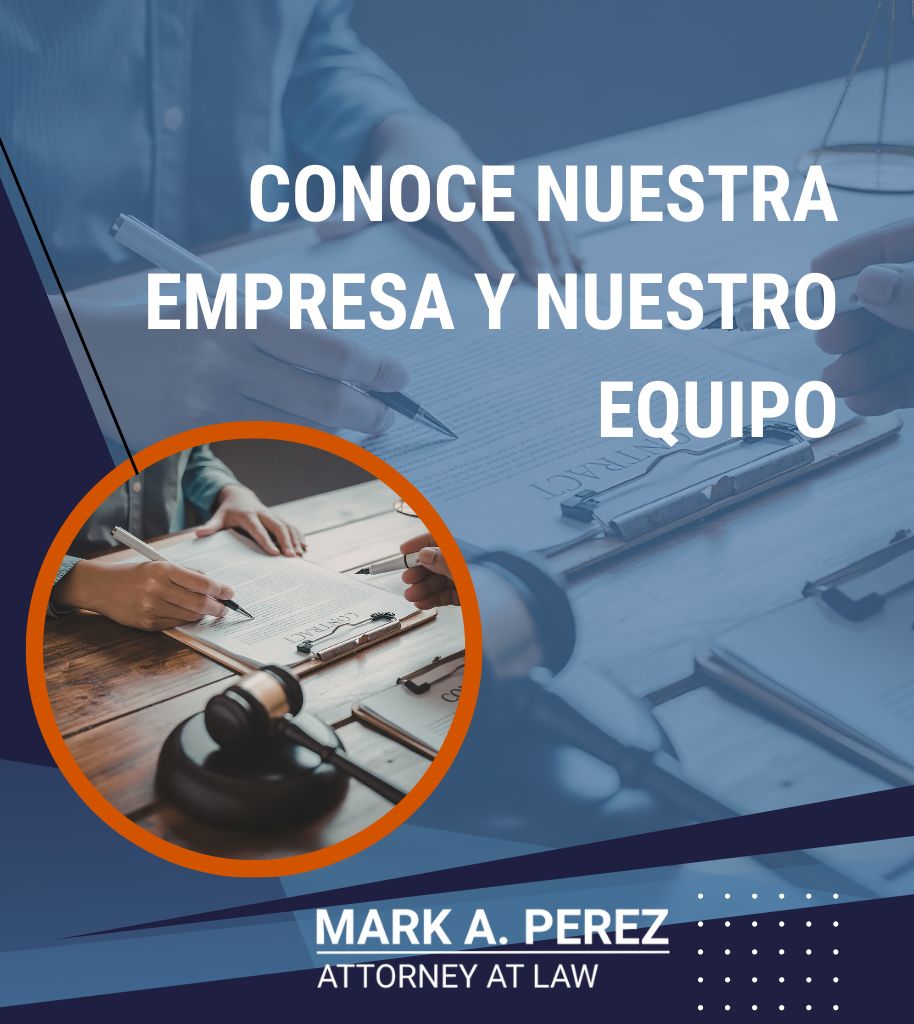 Conoce nuestra empresa y nuestro equipo - Mega menu